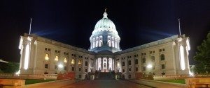 The Wisconsin State Capital by george b. post